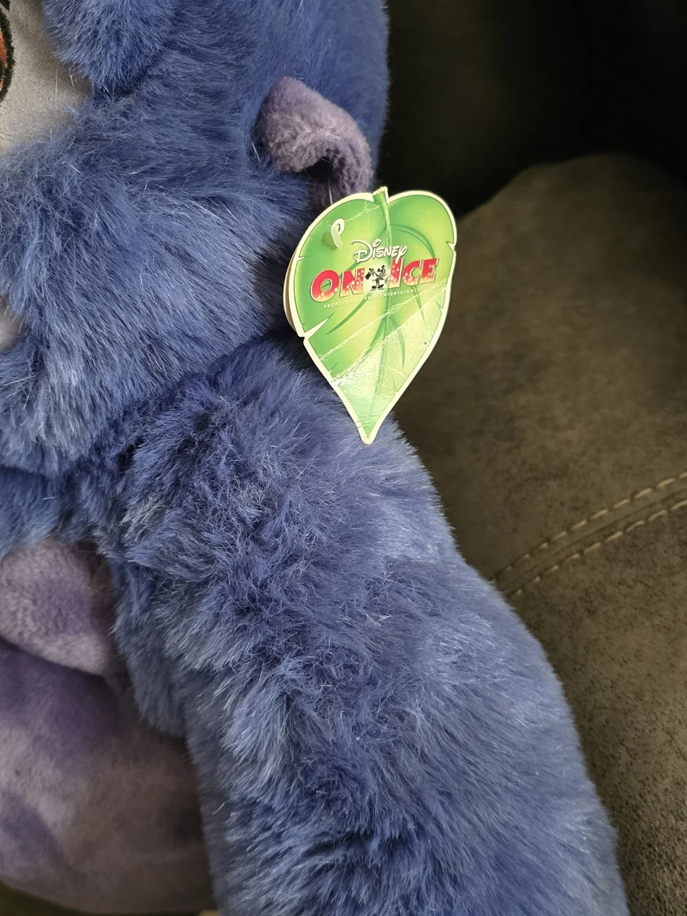 Vintage Disney Plush Purple Gorilla Toy with Banana